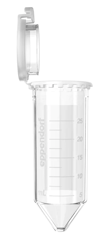 艾本德Eppendorf Conical Tubes 25 mL 帶鎖扣蓋 SnapTec?, 25 mL, 啟動套裝，4  個單離心管架，6  個轉(zhuǎn)子適配器，轉(zhuǎn)子孔可容納 50  mL 錐形管, P