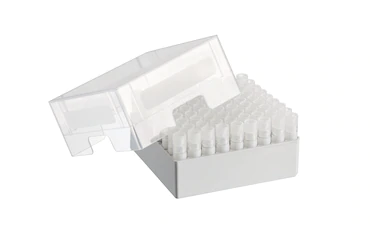 艾本德儲存盒 9 × 9, 可放置 81  個螺旋蓋（凍存）管， 3   mL，2  件，高 76  mm，3  英寸，聚丙烯材料，可耐受最低 -86  °C，可高溫高壓滅菌，帶蓋子并具有數(shù)字字母標識
